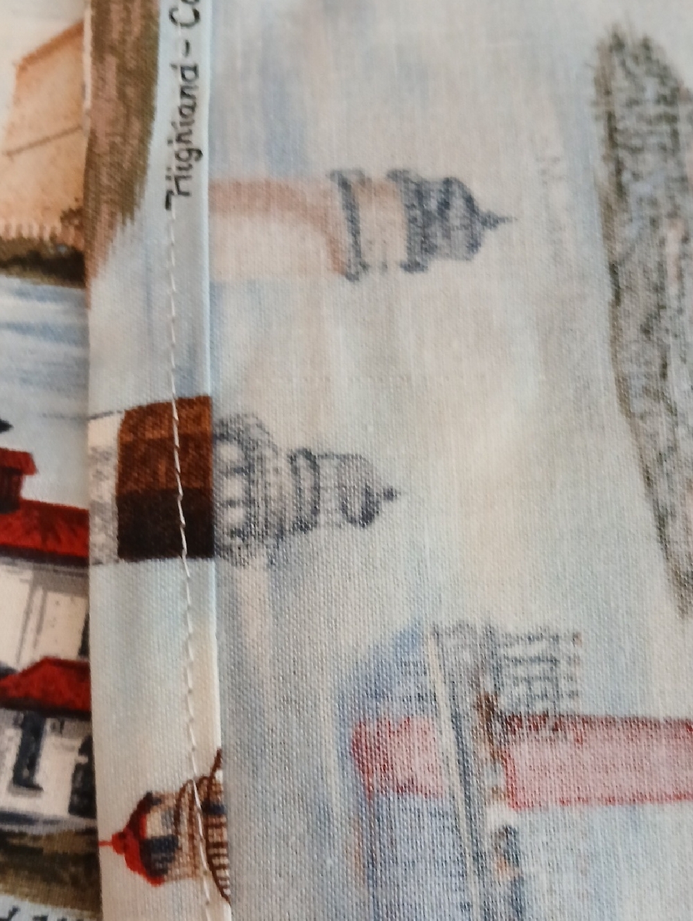 Lighthouse Tablecloth Handmade - Picture 12 of 12